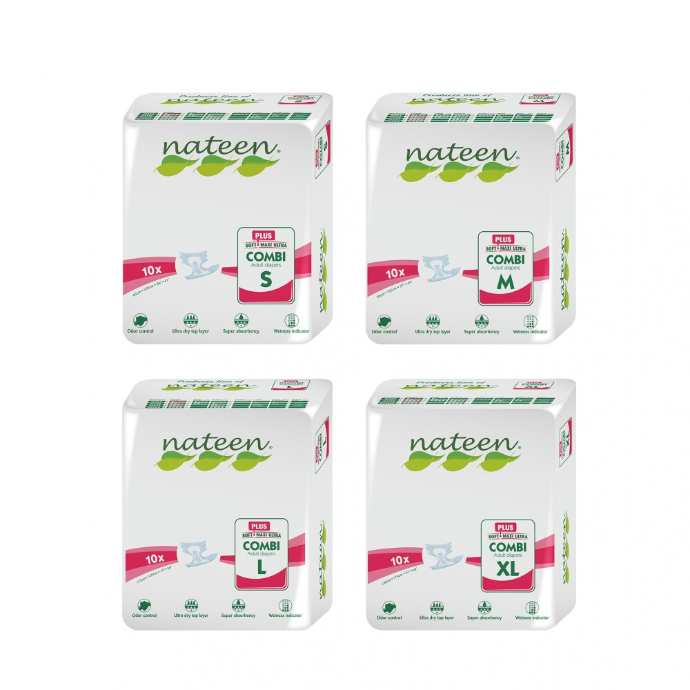 Pañales para Adulto Nateen Combi Plus Pañales para Adulto Nateen Combi Plus
