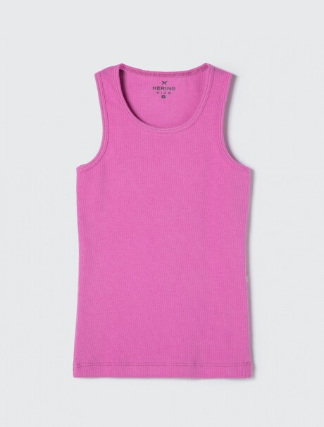 MUSCULOSA BÁSICA DE NIÑA ACANALADA MULTICOLOR