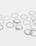 Sets Anillos Metal Set De Anillos De Metal - Plateado