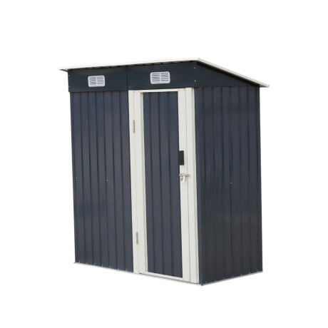 Caseta Galpon Jardin Lumax Devon Gris Oscuro 180x174x75 Caseta Galpon Jardin Lumax Devon Gris Oscuro 180x174x75