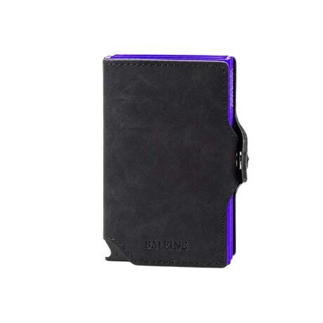 Billetera Baleine Double Kansas Zipper Lavanda