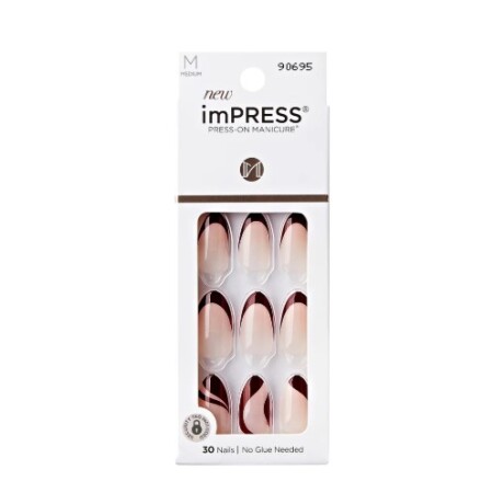 Uñas autoadhesivas Impress x30 Vision talle M