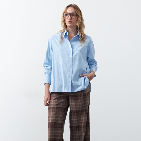 CAMISA DANAE Celeste