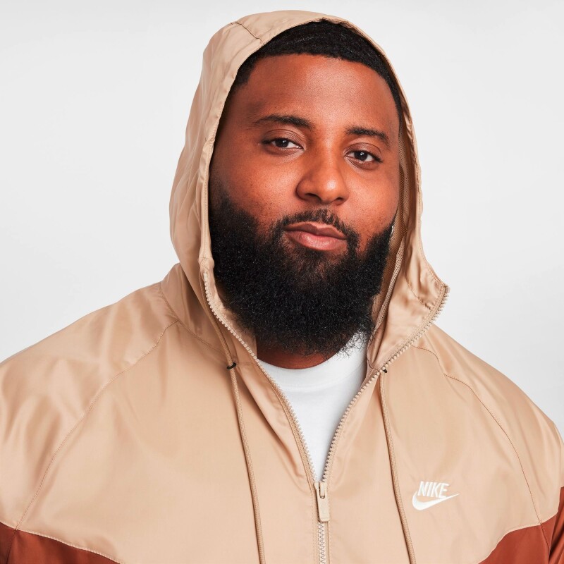 Abrigo Nike Sportswear Windrunner de Hombre Chocolate