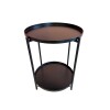 Mesa auxiliar con bandeja doble MILO Mesa auxiliar con bandeja doble MILO