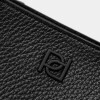 Cartera al Hombro Oslo en Efecto Cuero Graneado Negro