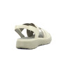 Sandalias Mujer Wonder Confort Tiras Cruzadas Beige