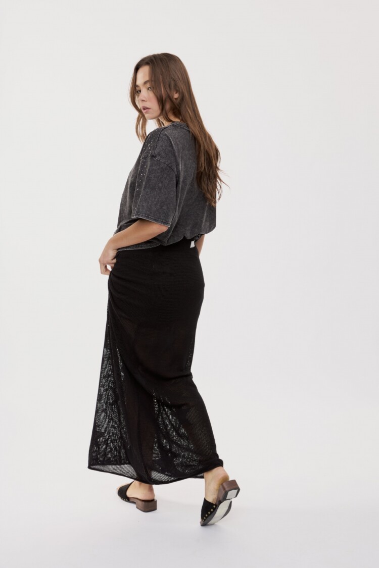 FALDA STELLA Negro