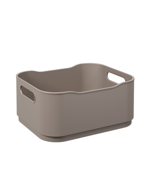 CANASTO PLASTICO RECT 18.5x15x8CM COZA WARM GRAY CANASTO PLASTICO RECT 18.5x15x8CM COZA WARM GRAY