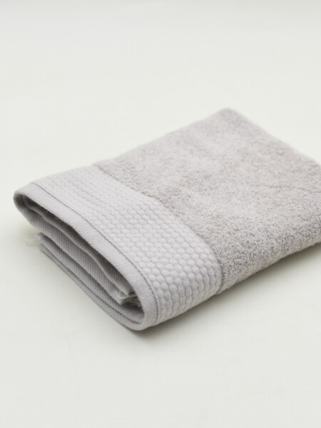TOALLA DE ROSTRO GRIS