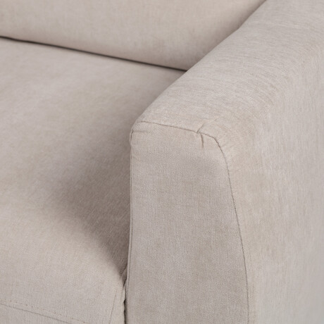 Sofá Carino (Retráctil) - Tela Microfibra - 2 cuerpos Kruger 02-152 (Beige)