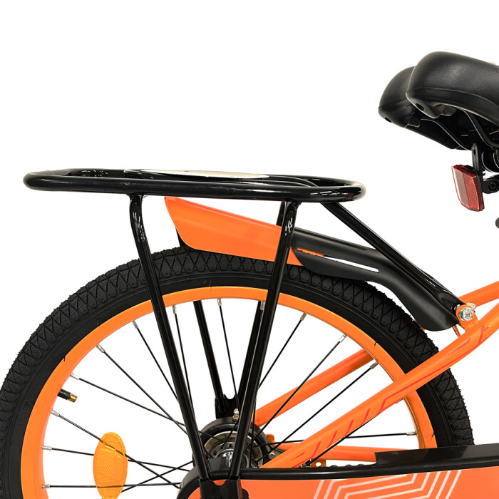 Bicicleta infantil rodado 20 Sin Canasto Naranja
