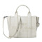 MARC JACOBS - THE LEATHER SMALL TOTE BAG Blanco