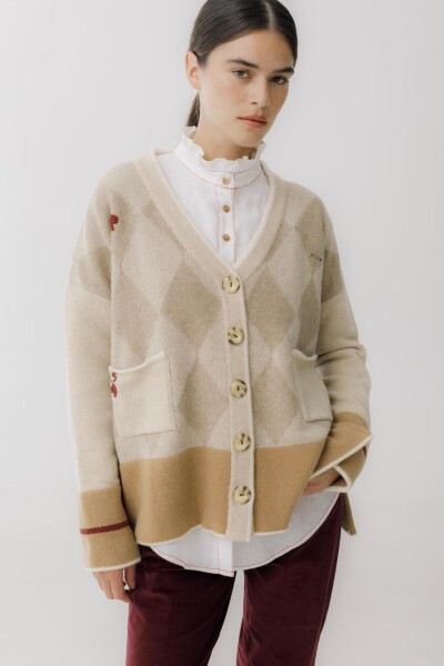 Saco Naipe Beige