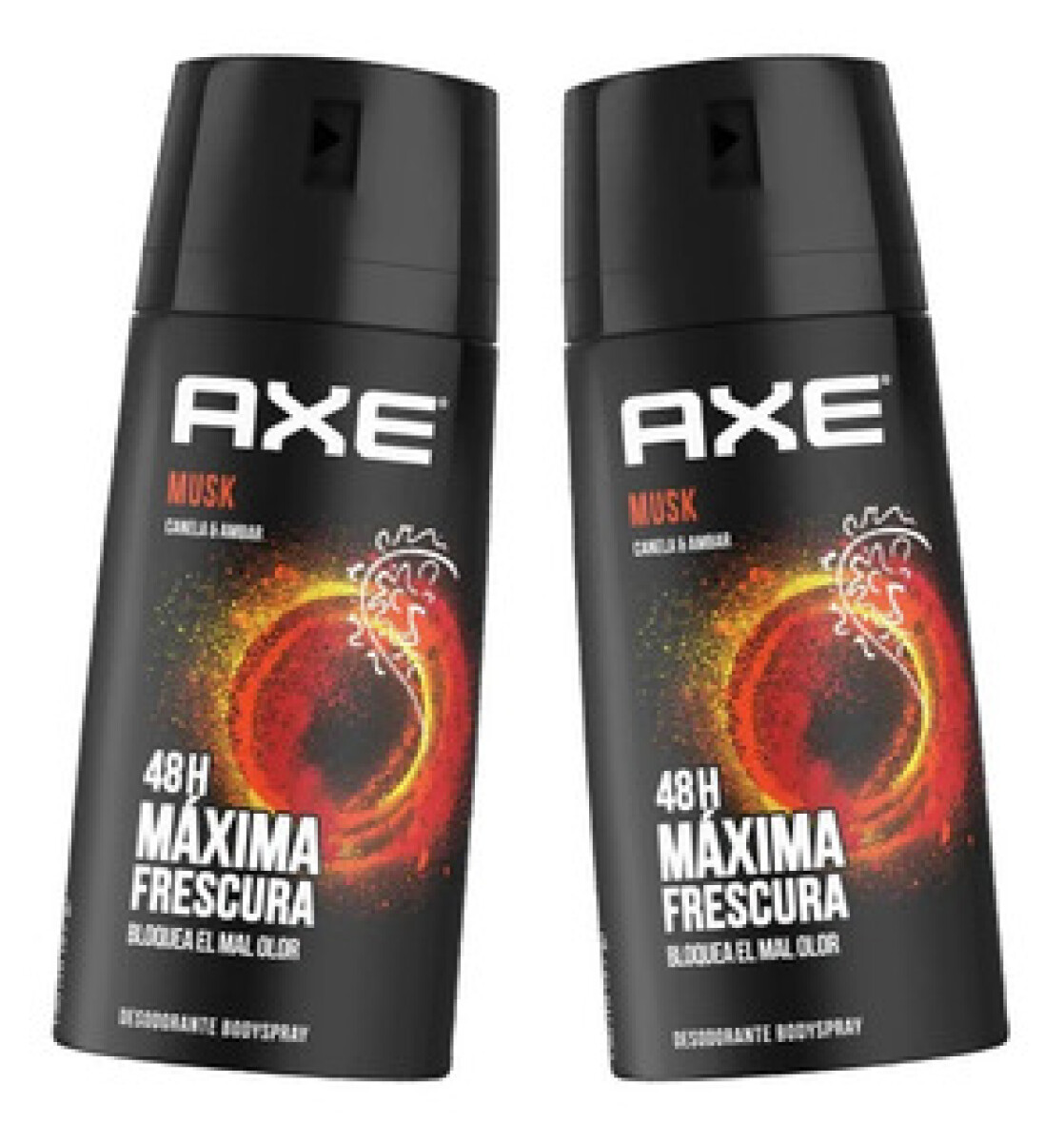 Desodorante Axe Body Spray Aerosol Musk - Pack X2 150 ML 