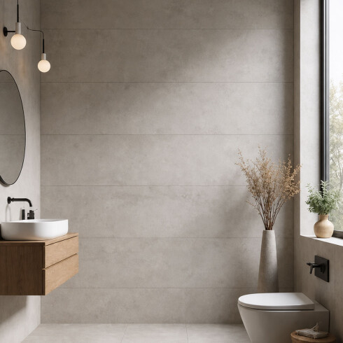 CERÁMICA PARED MATE GRIS CEMENTOS Y MICROCEMENTOS 40x120Cm GAMAS DE GRIS