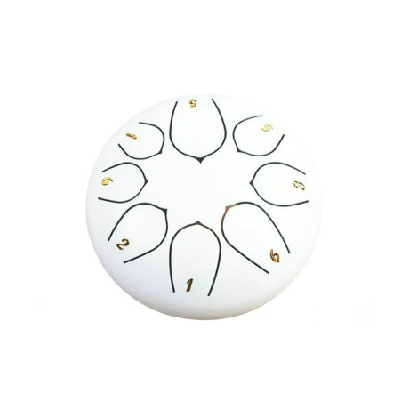 Tambor instrumento musical mediano Blanco