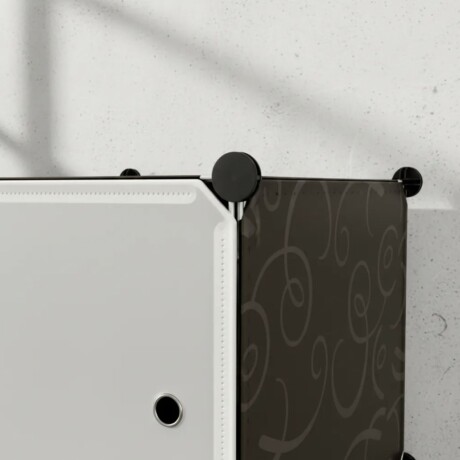 Armario Plastico Lumax 8 Compartimentos Desmontable Blanco