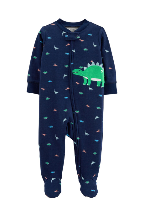 Pijama con Pie Manga Larga Dinosaurio Algodón 0