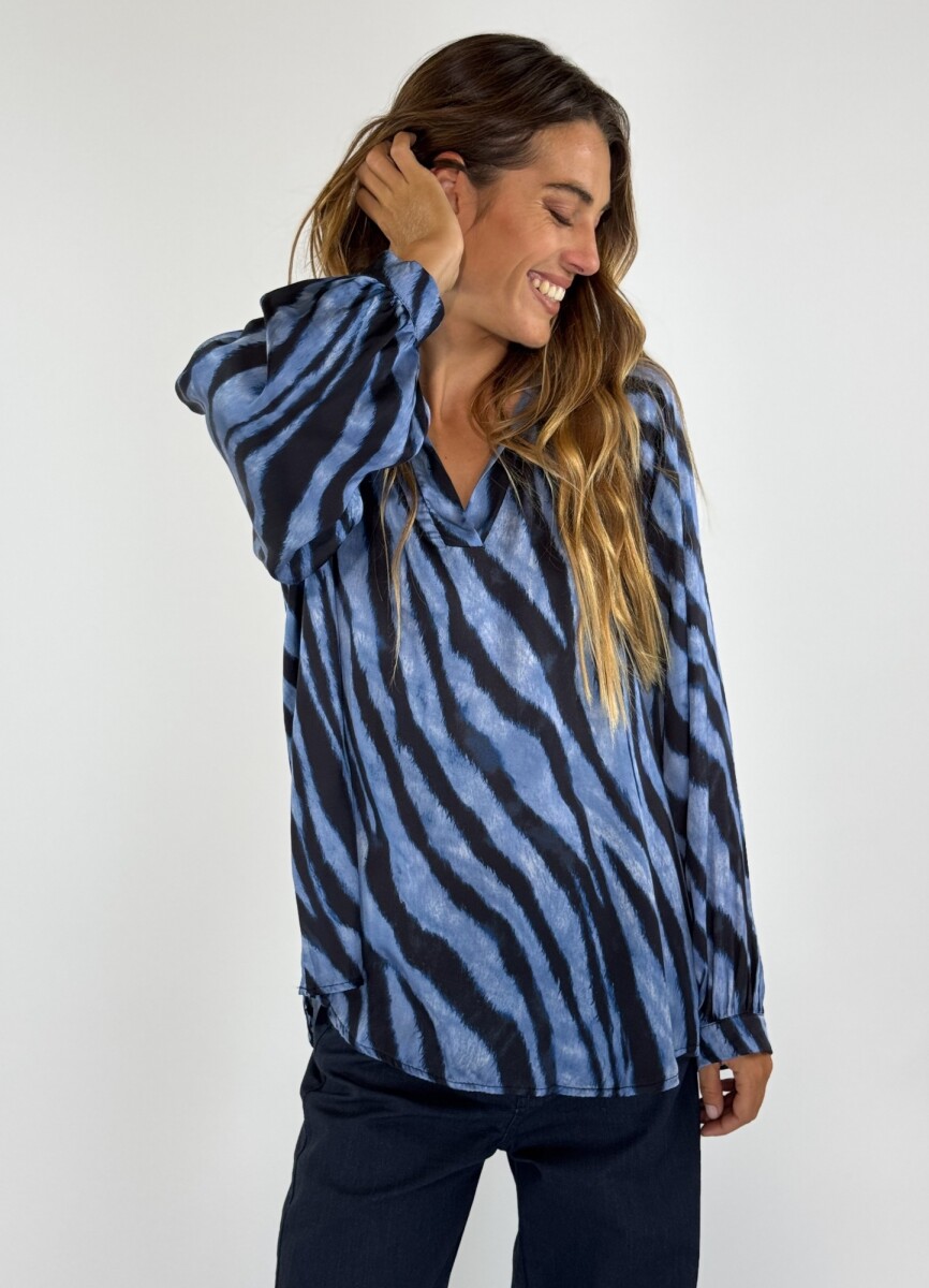 BLUSA QUEEN - AZUL 