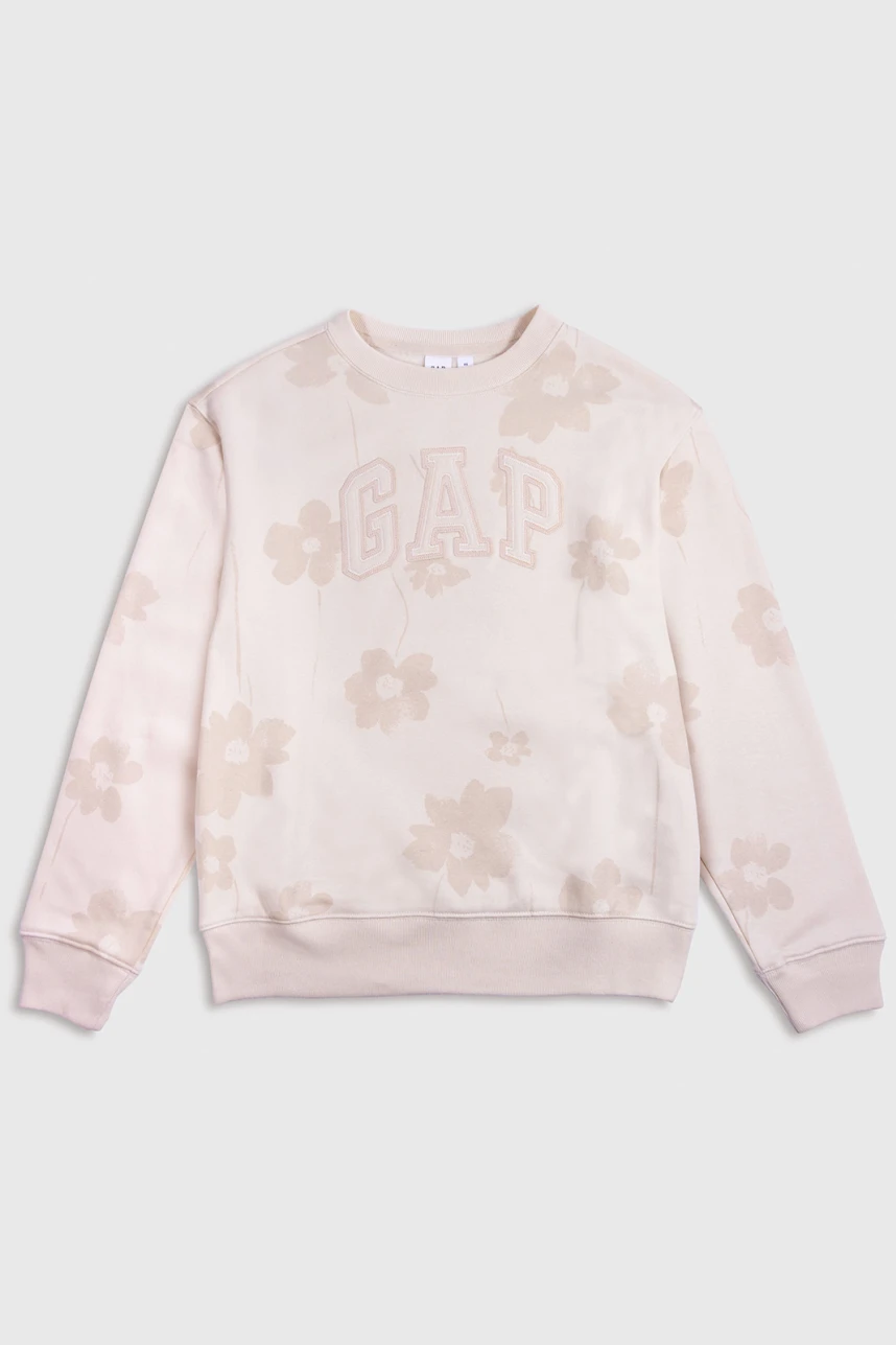 Buzo Deportivo Logo Mujer Abstract Floral