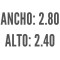 Roller Black Out Natural Ancho de tela: 2.80 - Ancho Total: 2.835 - Alto: 2.40