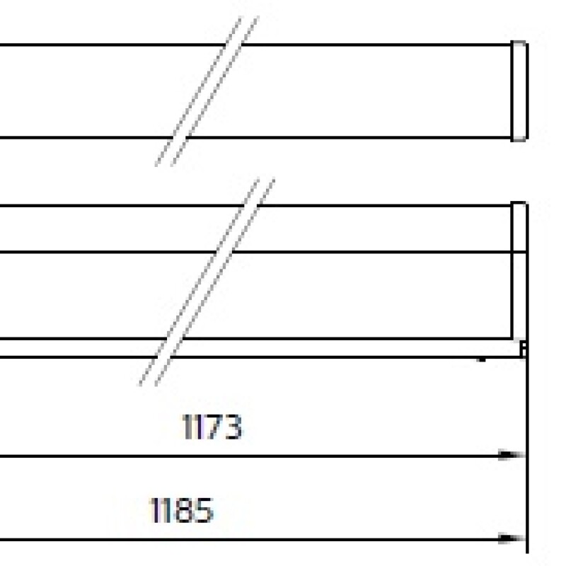 "ARTEFACTO LINEAL ""BATTEN"" LED 15W 4000K L1200MM" "ARTEFACTO LINEAL ""BATTEN"" LED 15W 4000K L1200MM"