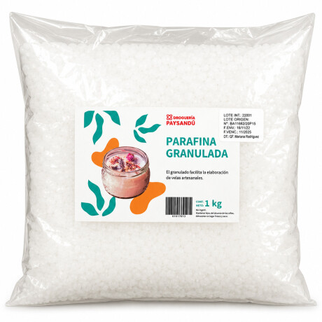 Parafina granulada 1Kg Parafina granulada 1Kg