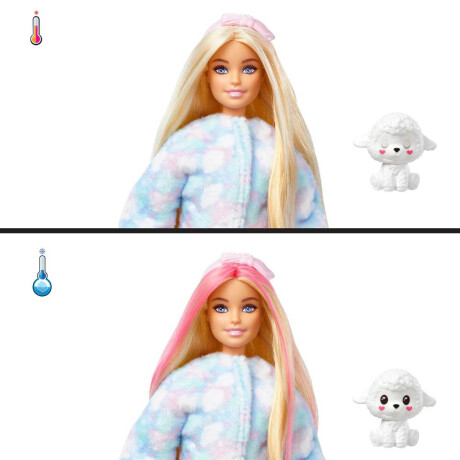 Muñeca Barbie Cutie Reveal Con Disfraz + Accesorios Barbie Oveja