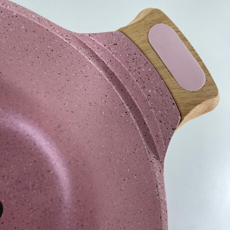 Olla Aluminio Fundido Presión Revestimiento Granito Tapa Vidrio 24cm Olla Aluminio Fundido Presión Revestimiento Granito Tapa Vidrio 24cm