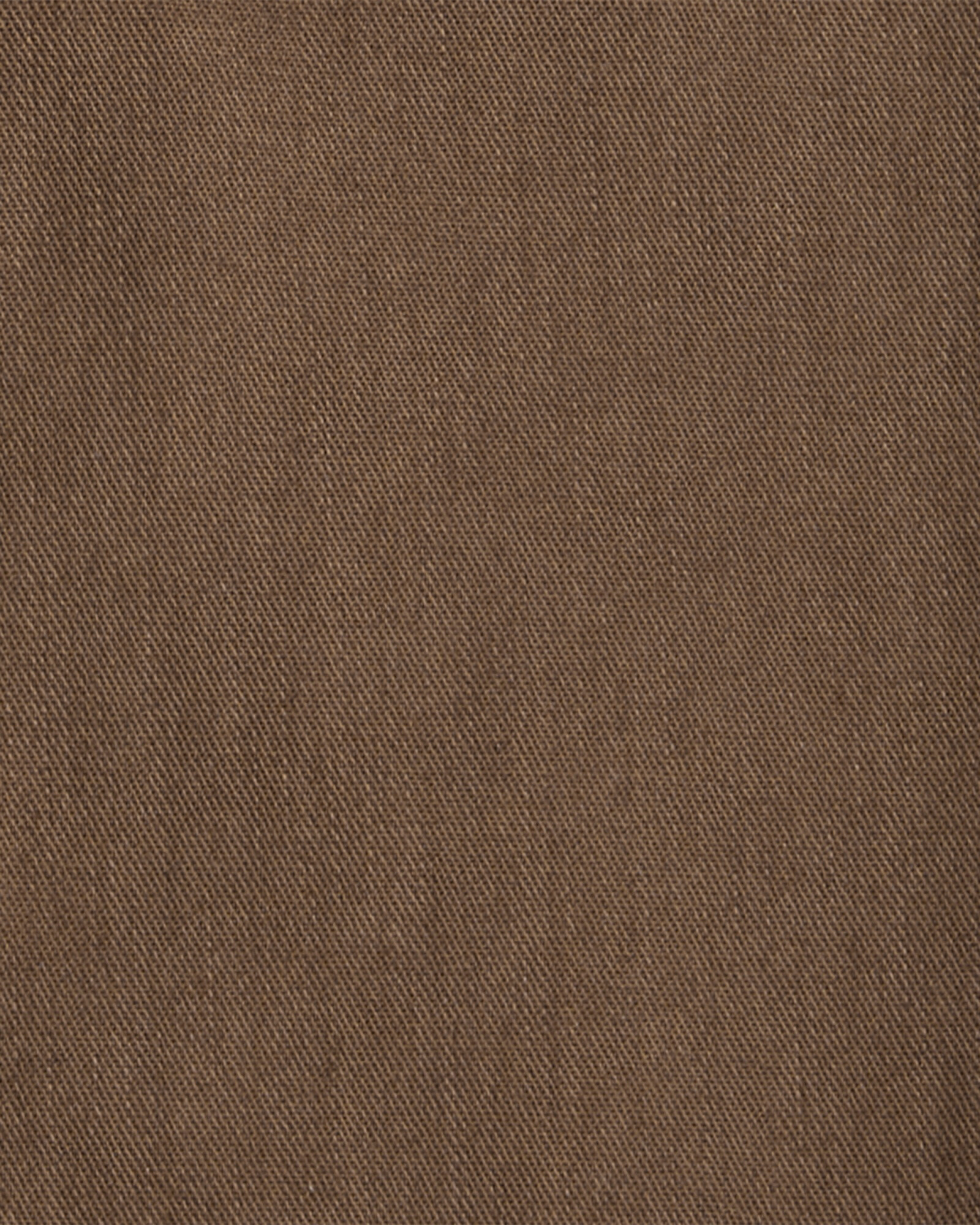 Camisa de algodón, marrón Sin color