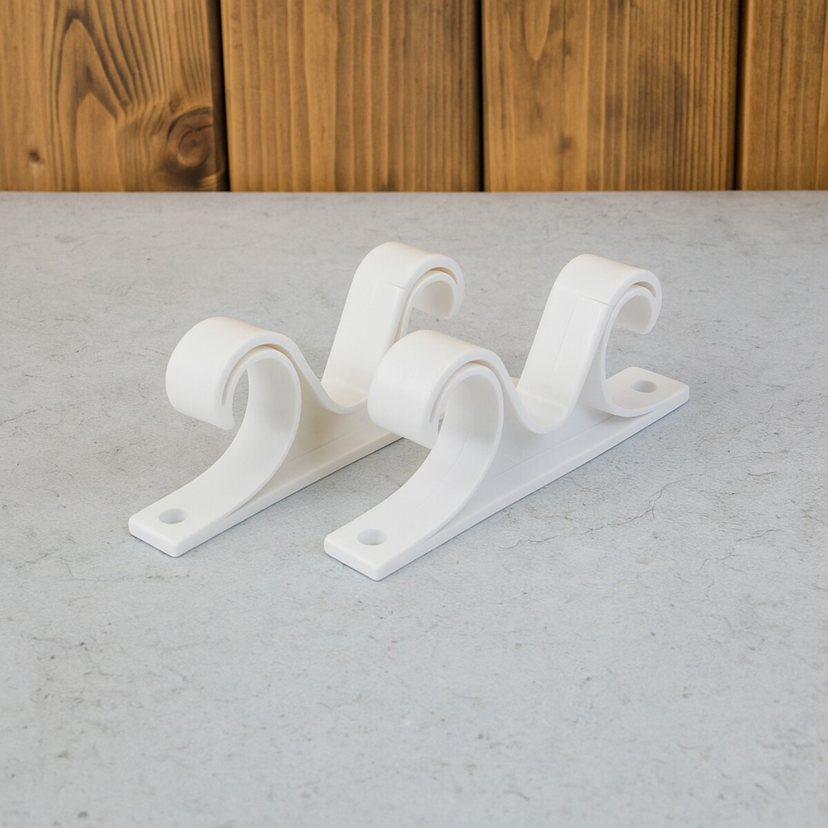Set x2 soportes de techo doble - BLANCO 
