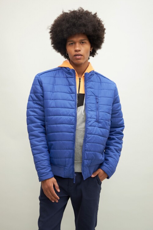 Campera matelaseada AZUL