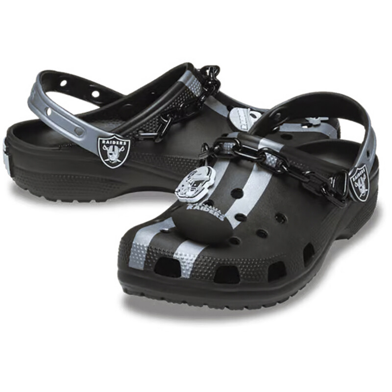 Crocs Classic Clog NFL Las Vegas Raiders Negro