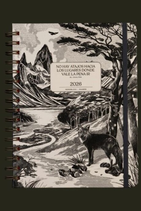 AGENDA MONOBLOCK MAKERS A5 SEMANAL ANILLADA 2026 - EL CHALTÉN AGENDA MONOBLOCK MAKERS A5 SEMANAL ANILLADA 2026 - EL CHALTÉN