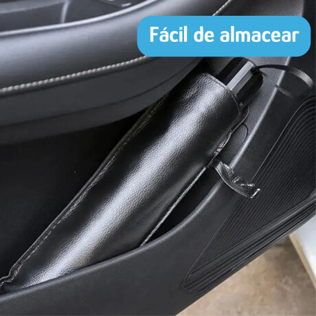 Parasol Para Auto con Funda Tipo Paraguas Con Filtro UV Negro