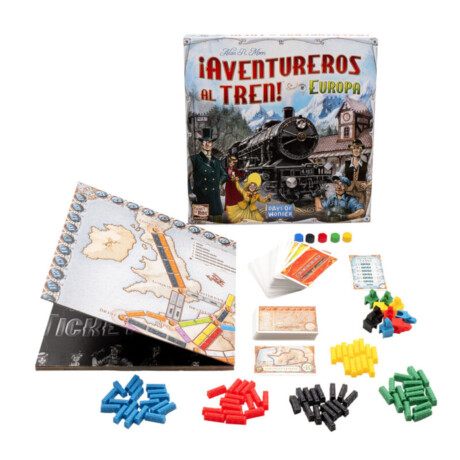 Juego de Mesa Asmodee Aventureros Al Tren Europa +8 001