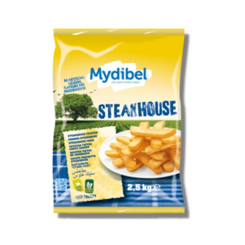 PAPAS FRITAS CORTE GRUESO EXTRA CROCANTES (STEAKHOUSE 10/20) - 2,5 KG Papas Fritas Corte Grueso Extra Crocantes (steakhouse 10/20) - 2,5 Kg