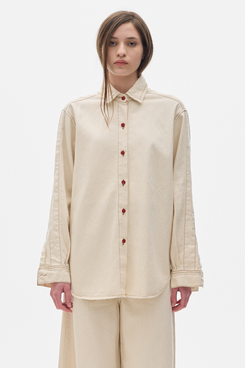 Camisa Noble Denim SO - Off White 