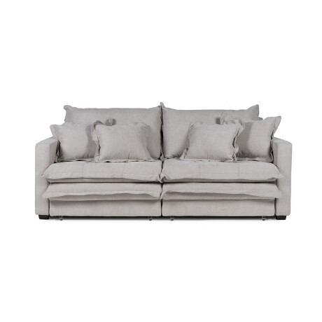 Sofá Cama Winter - Tela Microfibra 12074 (Gris)