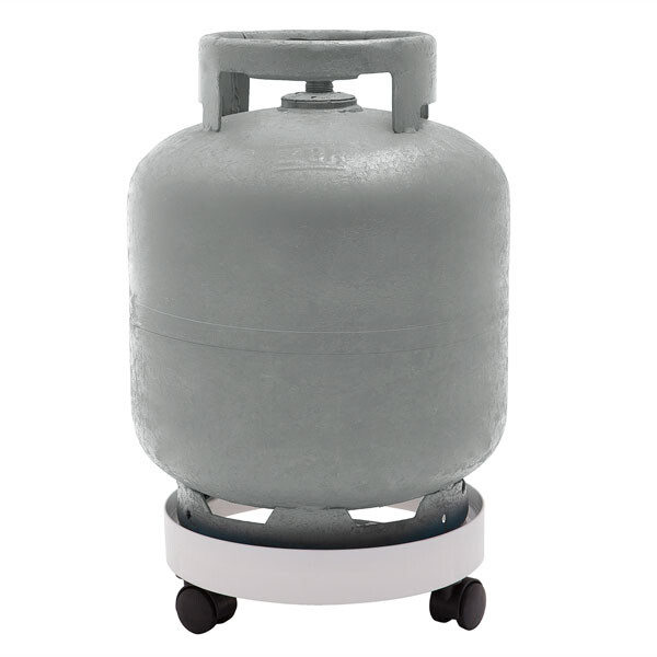 BASE PARA GARRAFA DE 13 KG. CON RUEDAS BLANCO