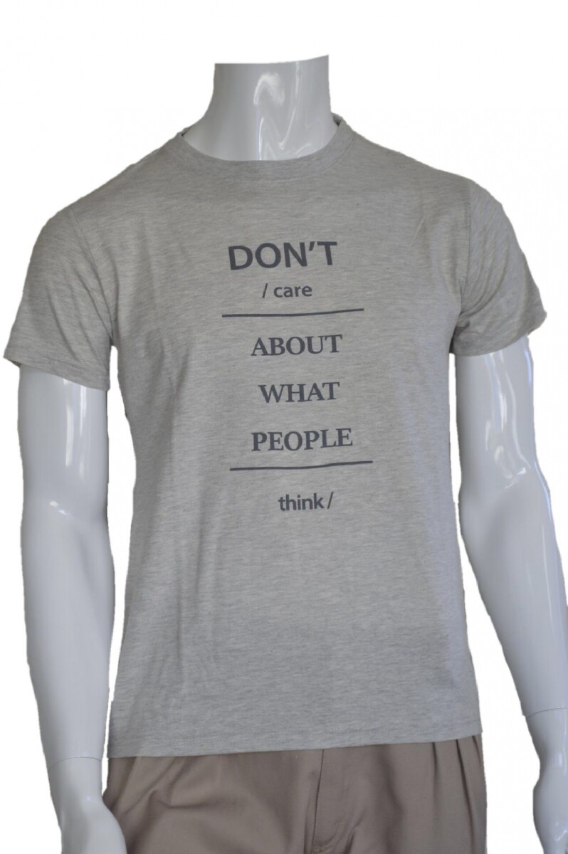 T-Shirt Don´t Care - BLANCA 