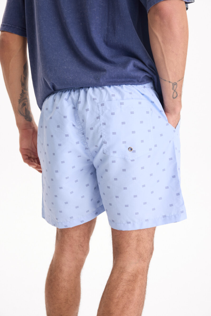 Short De Baño Tsunami Celeste