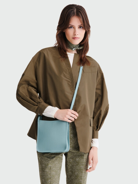 Longchamp -Cartera estilo bandolera, Le Foulonné Eucalyptus