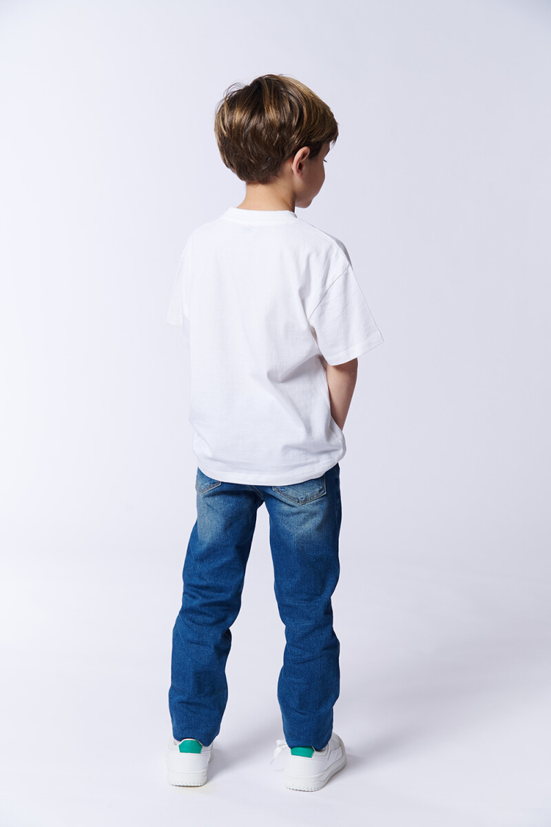 Remera Pez Blanco