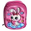 Mochila Estampada Con Relieve Pre-escolar Conejito
