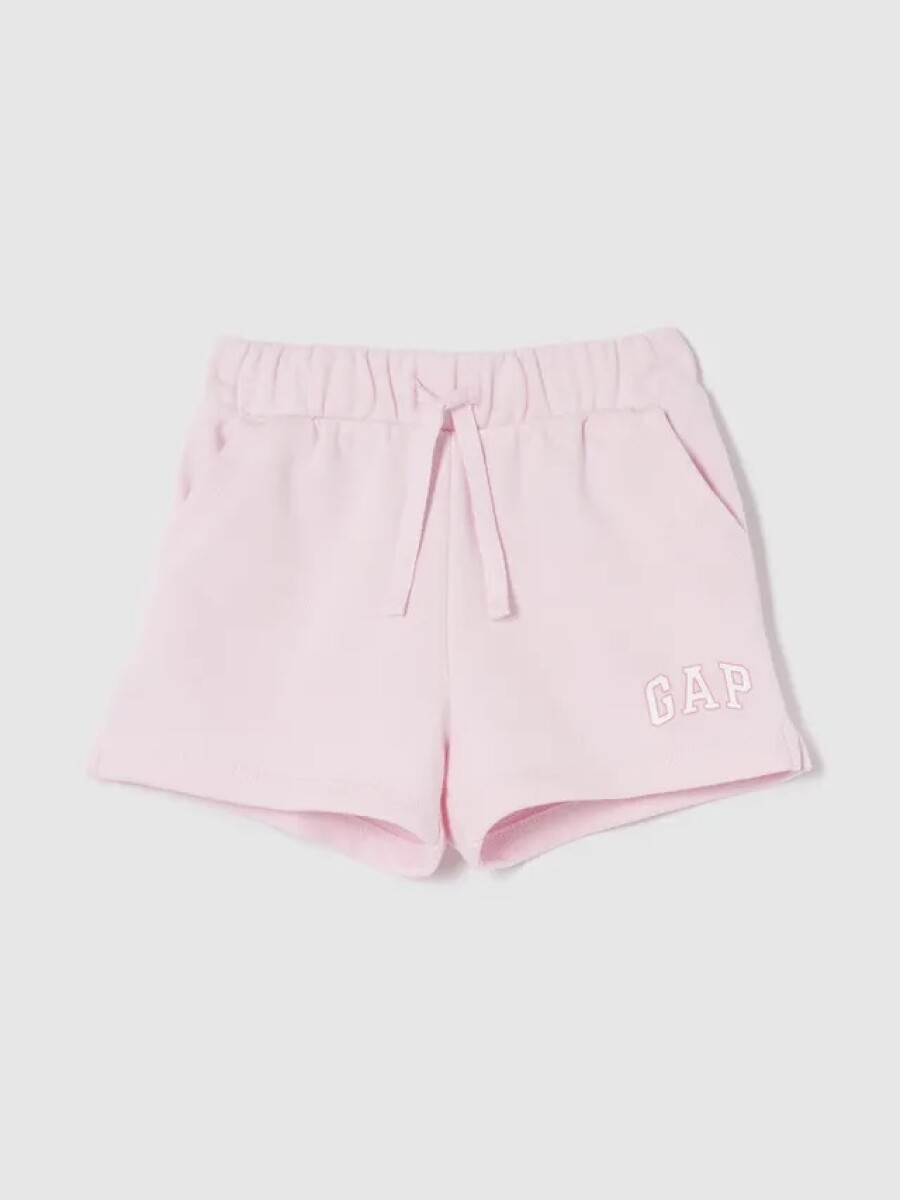 Short Logo Gap Sin Felpa Toddler Niña - New Powder 