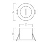 ACCESORIO P/ VK-TAPE BASE NEGRA DE EMBUTIR ACCESORIO P/ VK-TAPE BASE NEGRA DE EMBUTIR