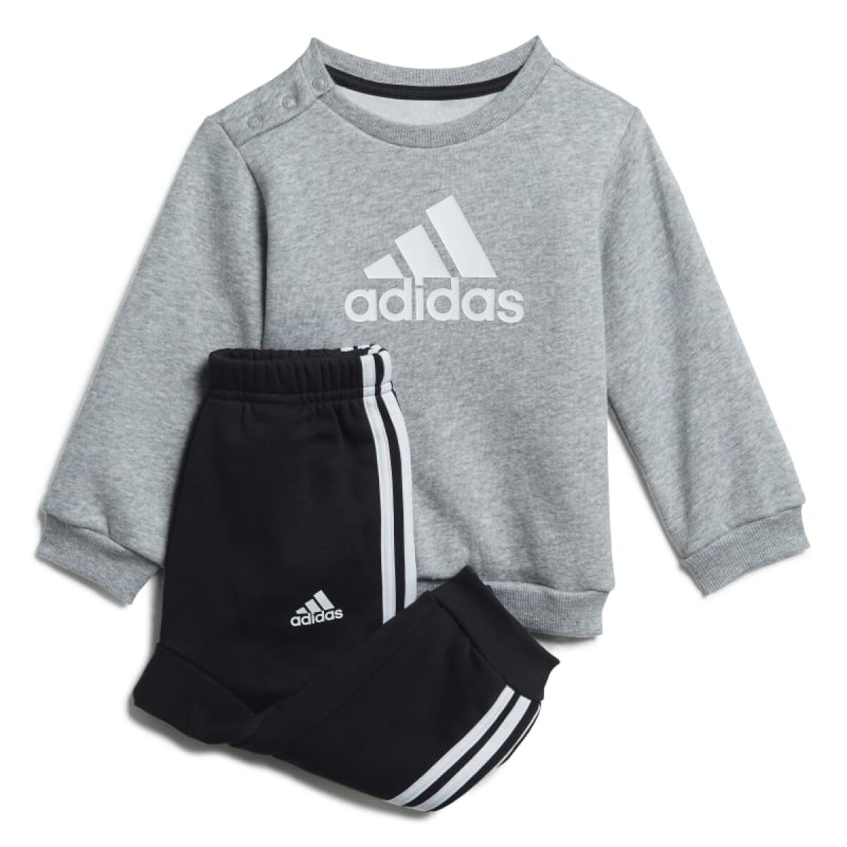 Conjunto Adidas de Niños - H28835 - Gris-negro 