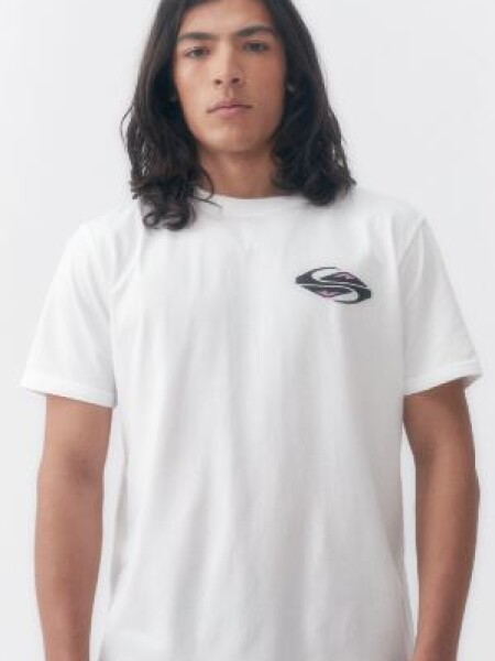 T-SHIRT QUIKSILVER 40608 BLANCO